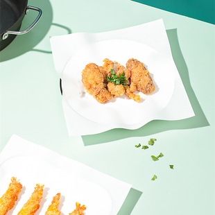 KOMEKI kitchen baking fried food oil-absorbing paper square tempura frying barbecue oil filter silicone oil pad paper