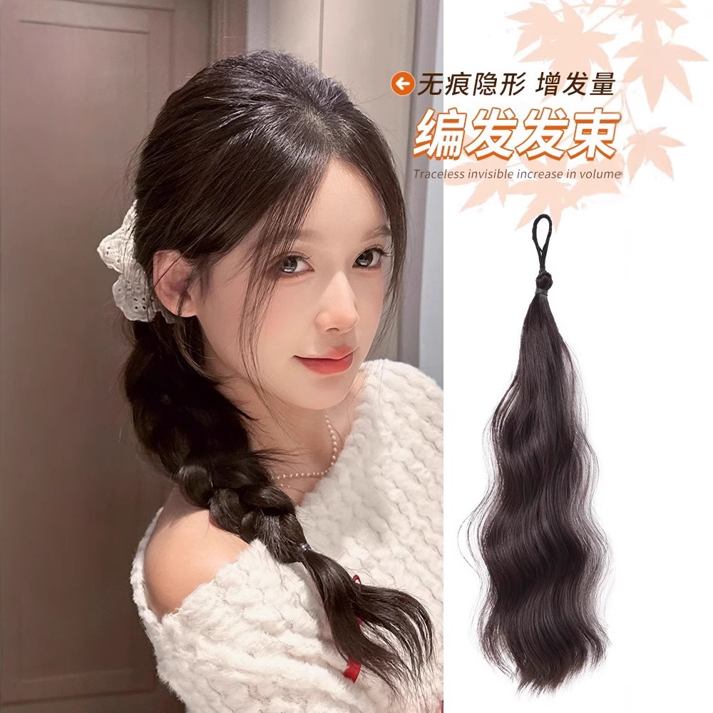 Fascia per capelli per parrucca Koni e strumento per intrecciare per creare chignon e code di cavallo - Aggiunge volume e stile