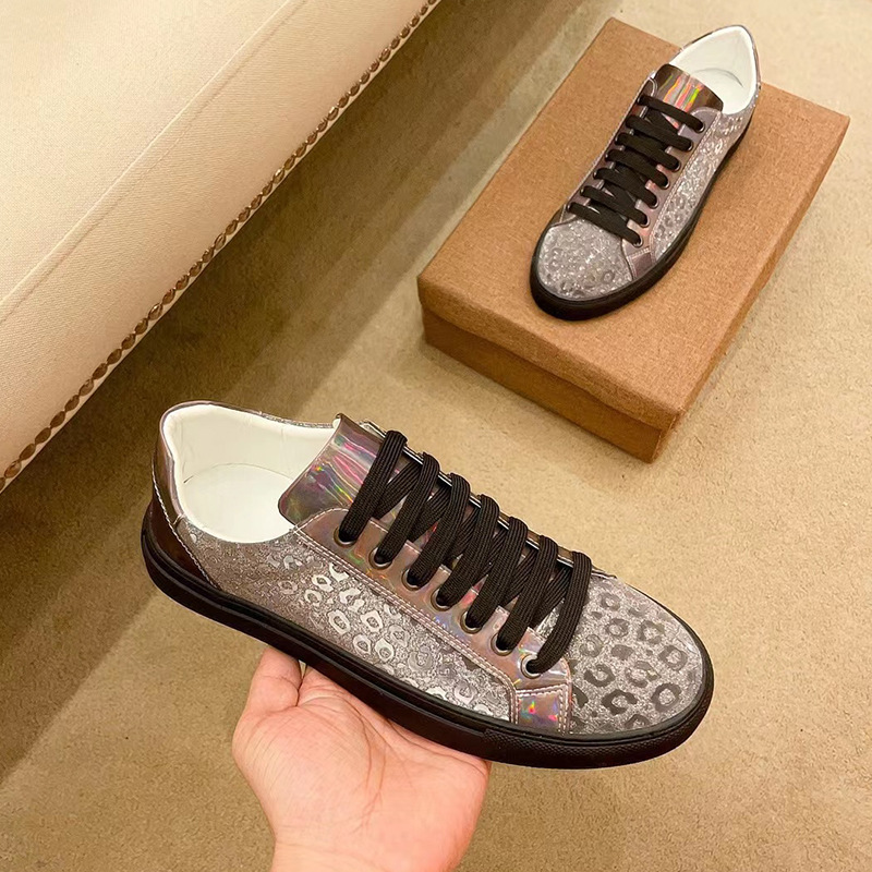 Modische Herren Freizeitschuhe Aus Echtleder Low-top Sneaker_voghion.com