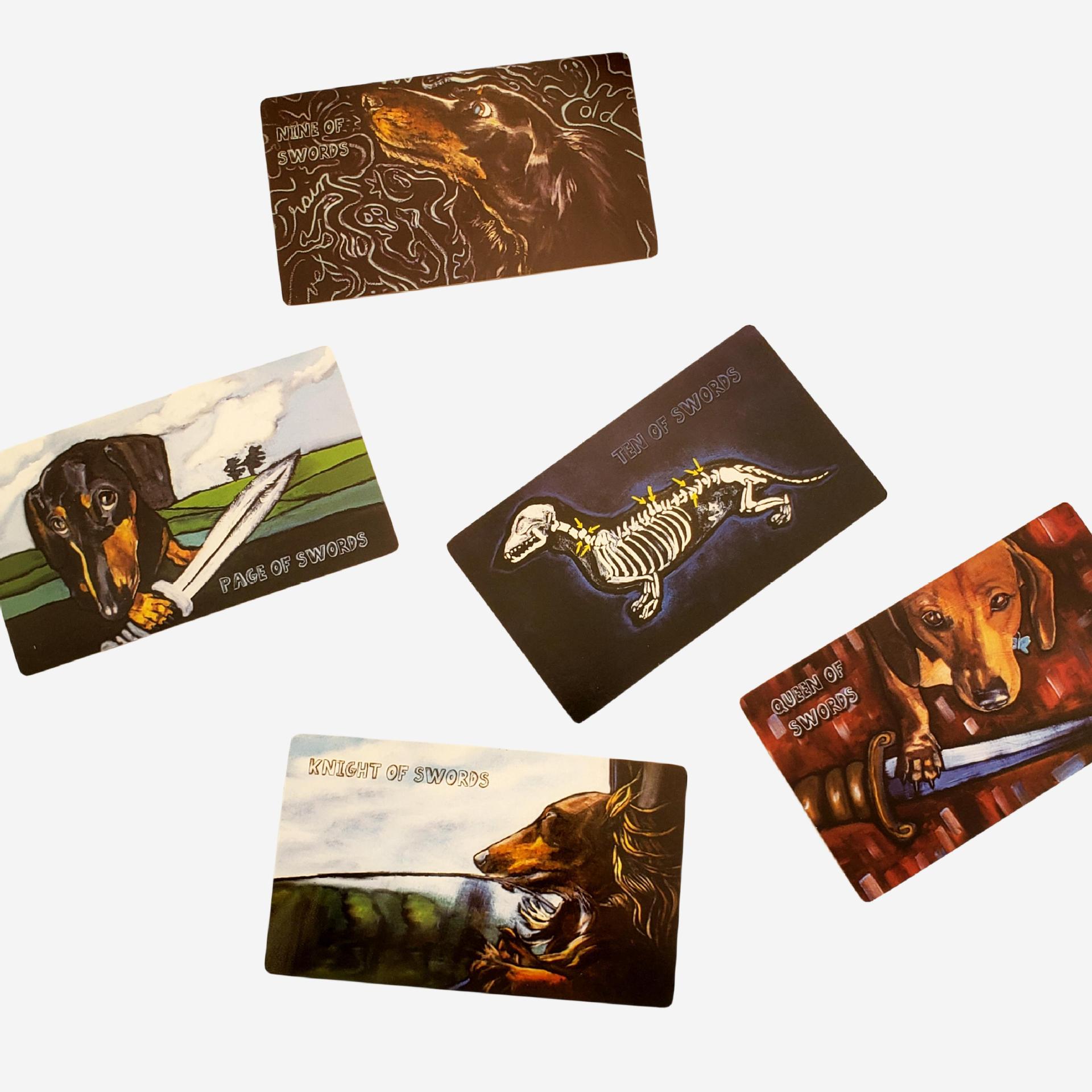 Dachshund Tarot Cards Party Games For Card Games Enthusiasts_voghion.com