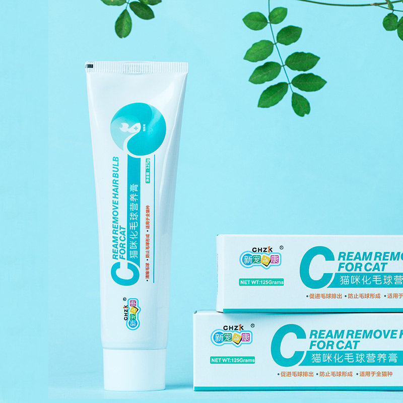 Suplemento de crema nutritiva para mascotas para eliminar bulbos de pelo para gatos y gatos jóvenes