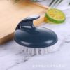 Silica gel brush, massager for scalp, hygienic soft heel, custom made