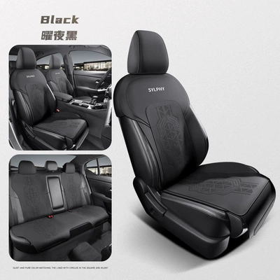 Modelə uyğun (Original) oturacaq örtükləri, Seat Cushion Half Enveloped - obsidian-night-black-standard-edition-14th-generation-xuanyi-special-five-seats