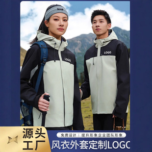 Autumn and Winter Workwear Custom Printed Logo Anti-Static Thin Windbreaker Outdoor Windproof and Rainproof Jacket Embroider Ready Stock