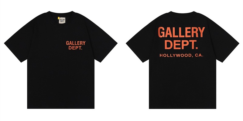 正確版GALLERY DEPT美潮洗水高品質プリント半袖高街落書きtシャツ|undefined
