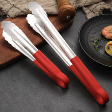 食品夹不锈钢加厚防烫家用厨房用品自助餐烧烤烘焙面包夹子牛排夹