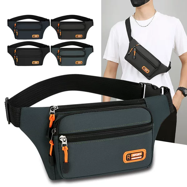 New Style Waist Bag for Men and Women, Multifunctional, Large Capacity, Work Site, Sports, Business Cashier, Wear-Resistant, Waterproof Wallet