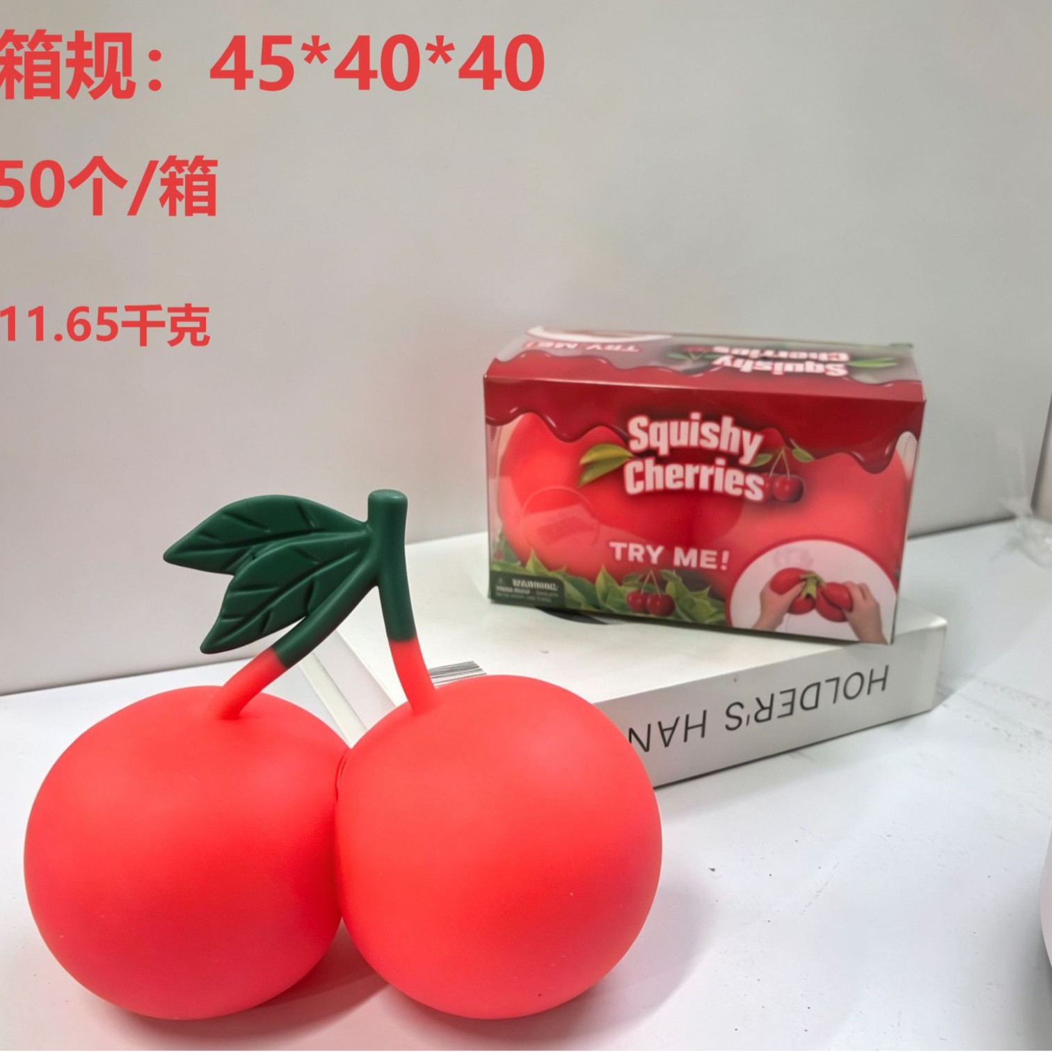 Nuevos productos transfronterizos en stock squeezy Squeeze cherries cerezas descomprimiendo artefactos juguetes amasados
