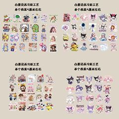 ミニの小さいアルファベットの熱転写の服のプリントの白い墨のアイロン (冷たい引き裂き) の下着の靴下のプリントのアイロンの絵