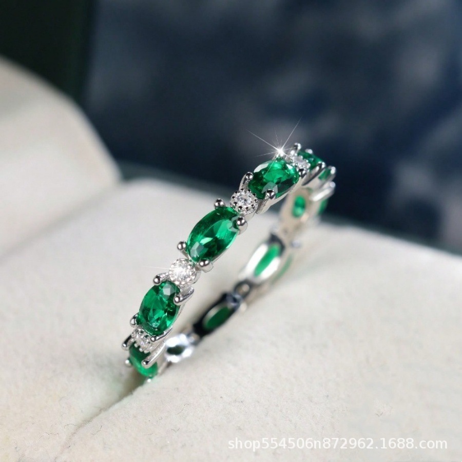 retro elegant stone inlay with zircon