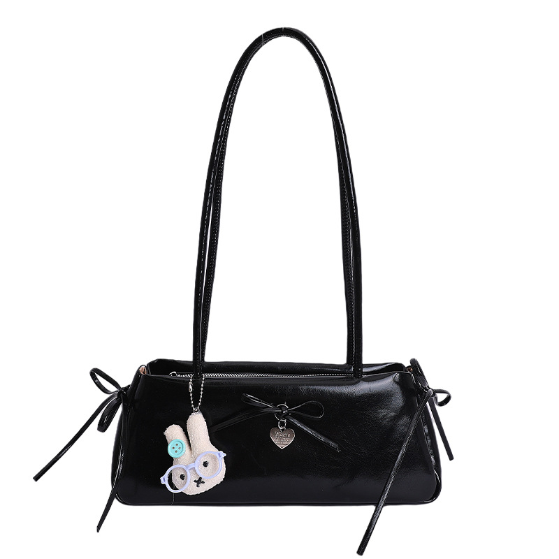 Bolsas de brazo coreanas de moda extranjera 2026 verano simple diaria dulce arco de hombro bolsas de moda