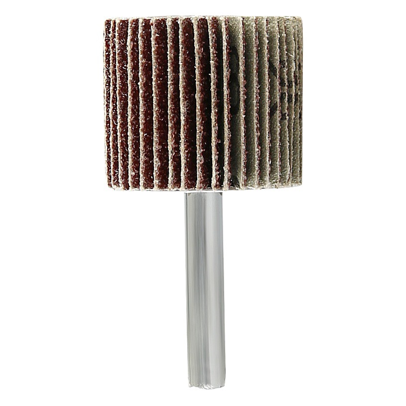 Cabezal de rectificado del impulsor con mango rueda de cien páginas rueda de tela abrasiva eliminación de óxido de metal pulido de madera cabeza de rectificado de papel abrasivo cono cilíndrico