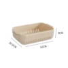 Cream big double-layer drying rack