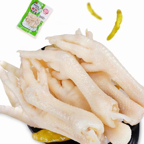 A set of 500g spicy pickled chicken feet, chicken feet night snacks, office leisure, internet celebrity snacks, wholesale