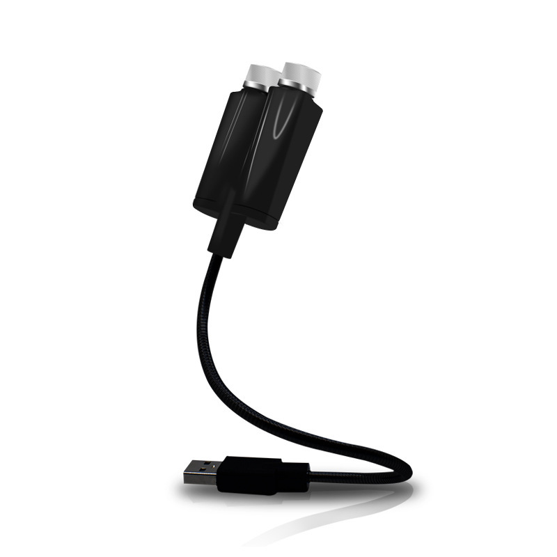 El techo está lleno de estrellas LED luz de ritmo activada por voz coche usb luz de cielo estrellado atmósfera del coche luz de proyección láser image 5