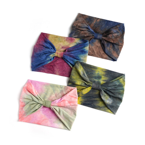 18cm Wide European and American Ultra-Wide Version Waist-Bound Sports Dye-Straight Fashion Yoga Women Hairband Scarf Manufacturer Wholesale