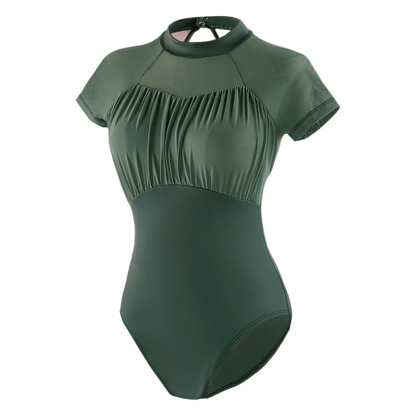 Examen DE ARTE ropa de baile ropa de cuerpo adulto verano manga corta Ballet mono 2023 nueva ropa de Entrenamiento Básico ropa de gimnasia