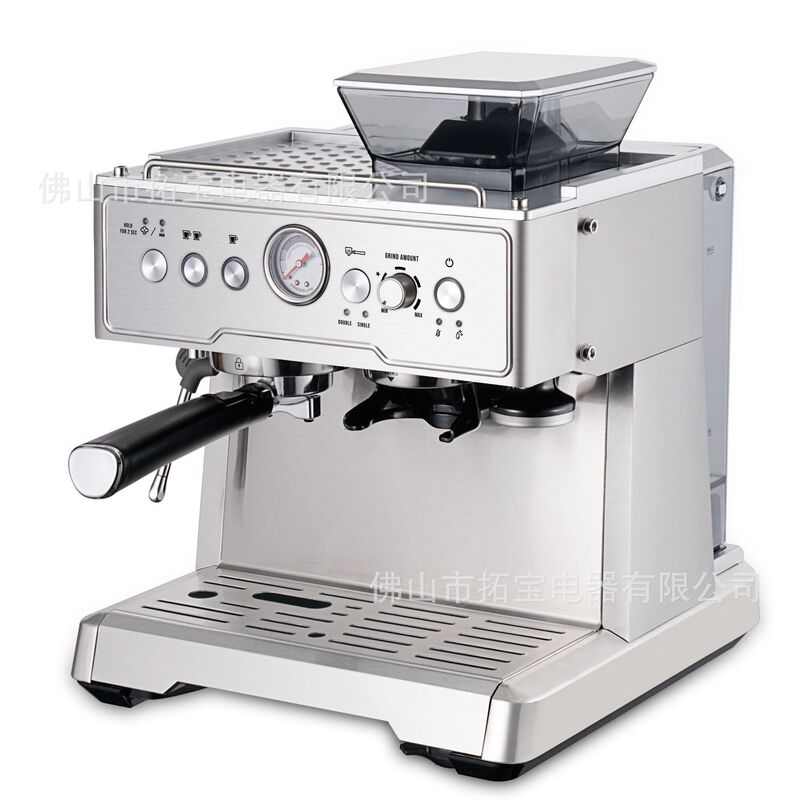 Coffelady Espresso Machine with Grinder, Two-In-One for Grinding Beans and Brewing Coffee