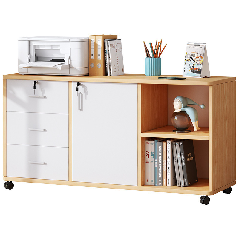 Gabinete de archivo cajón pequeño armario con cerradura gabinete Oficina simple gabinete bajo empresa dormitorio gabinete de almacenamiento estantería