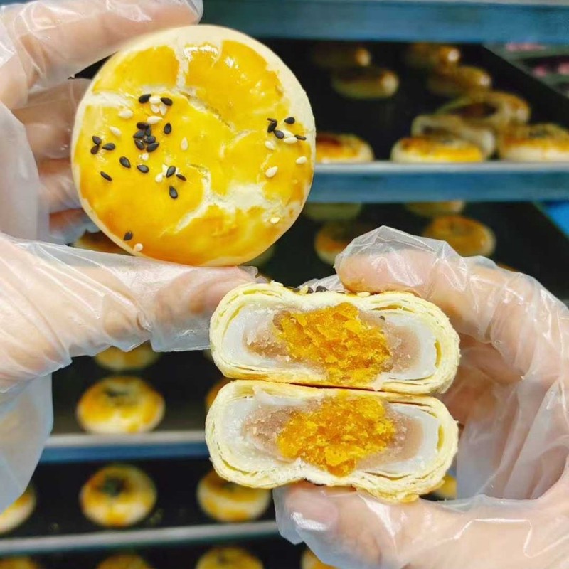 台式3q饼酥到掉渣网红款蛋黄酥批发传统糕点台州馅中馅月饼批发|undefined