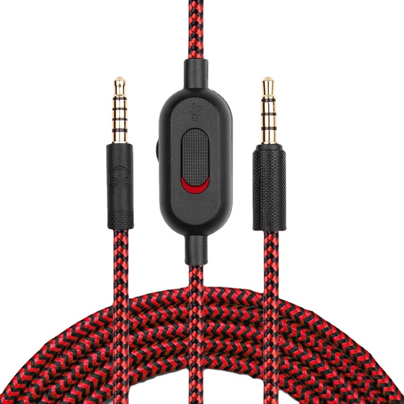 For Logitech G433 headset line G233 game line Gprox audio line adjustable replacement 2 meters braided line