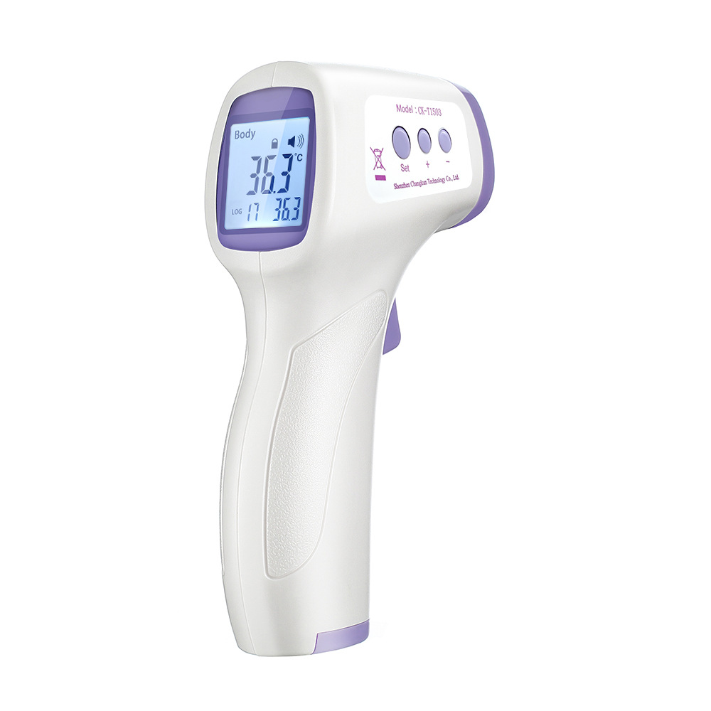 Cross-border e-commerce English export battery infrared forehead temperature gun thermometer household Health Thermometer Non-contact type