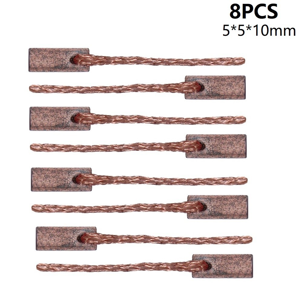 5x5x10mm石墨铜电机碳刷角磨床电动锤电动旋转工具