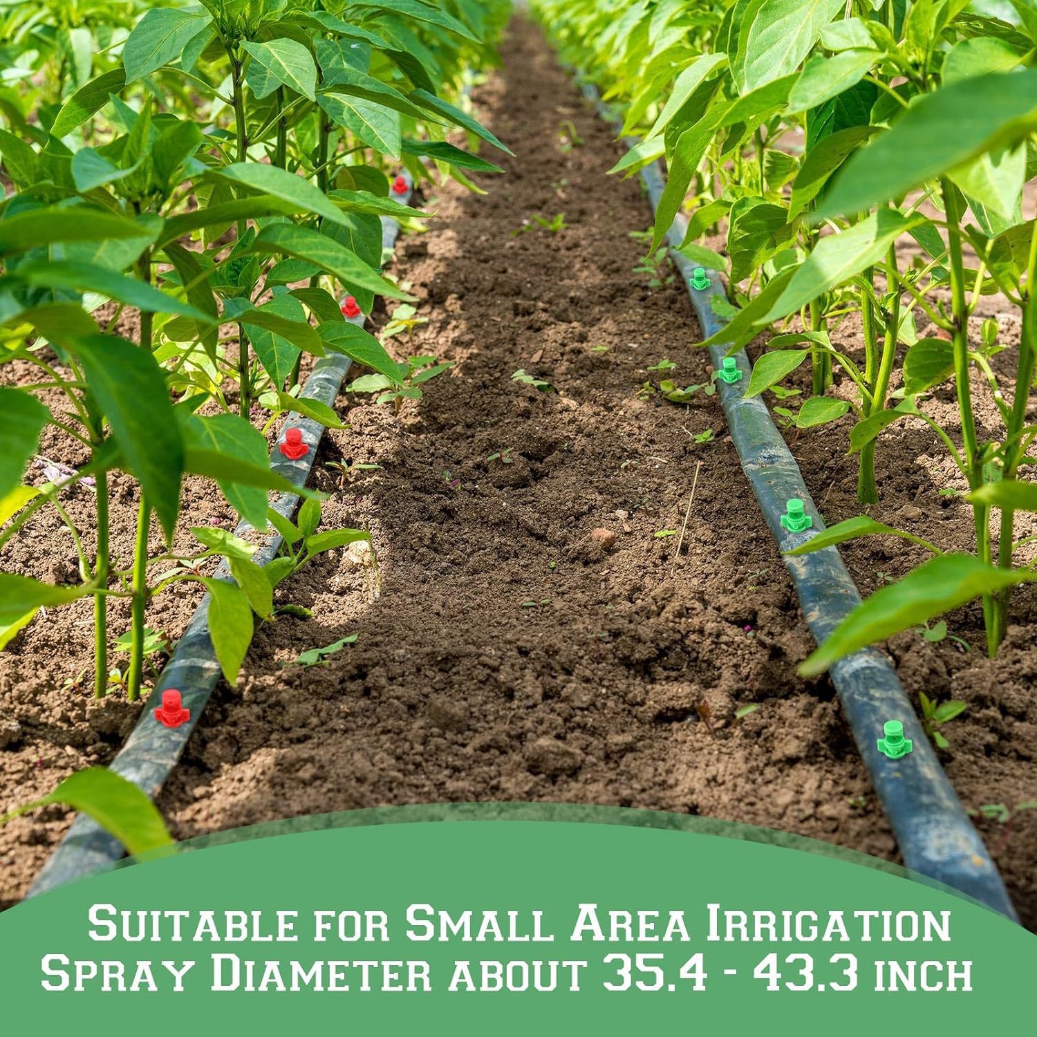 Toque de riego por goteo transfronterizo 90/180/360 grados de refracción de árboles frutales, dispositivo de riego automático, herramienta de riego