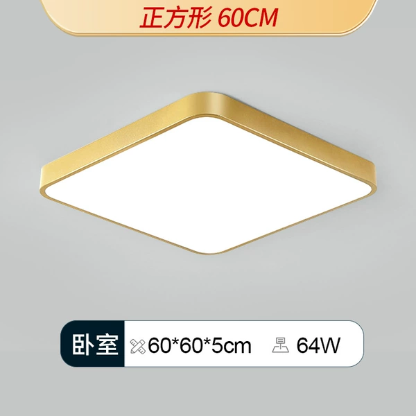 [Regular style] 60cm square-64W-gold iron style
