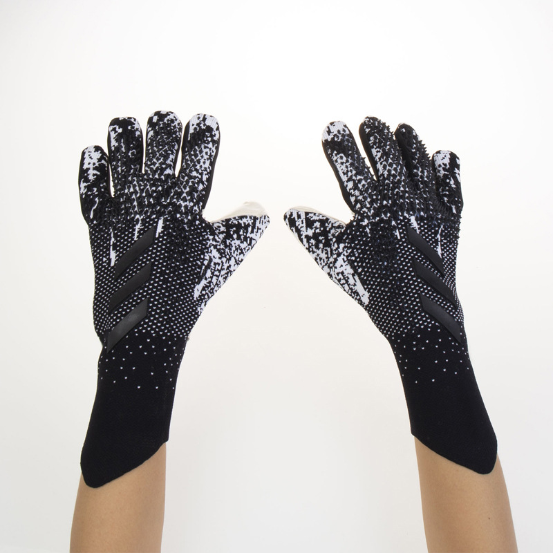 Guantes de juego de portero de fútbol Guantes de látex para adultos profesionales Guantes de goma de entrenamiento antideslizante resistente al desgaste Guantes de goma al por mayor