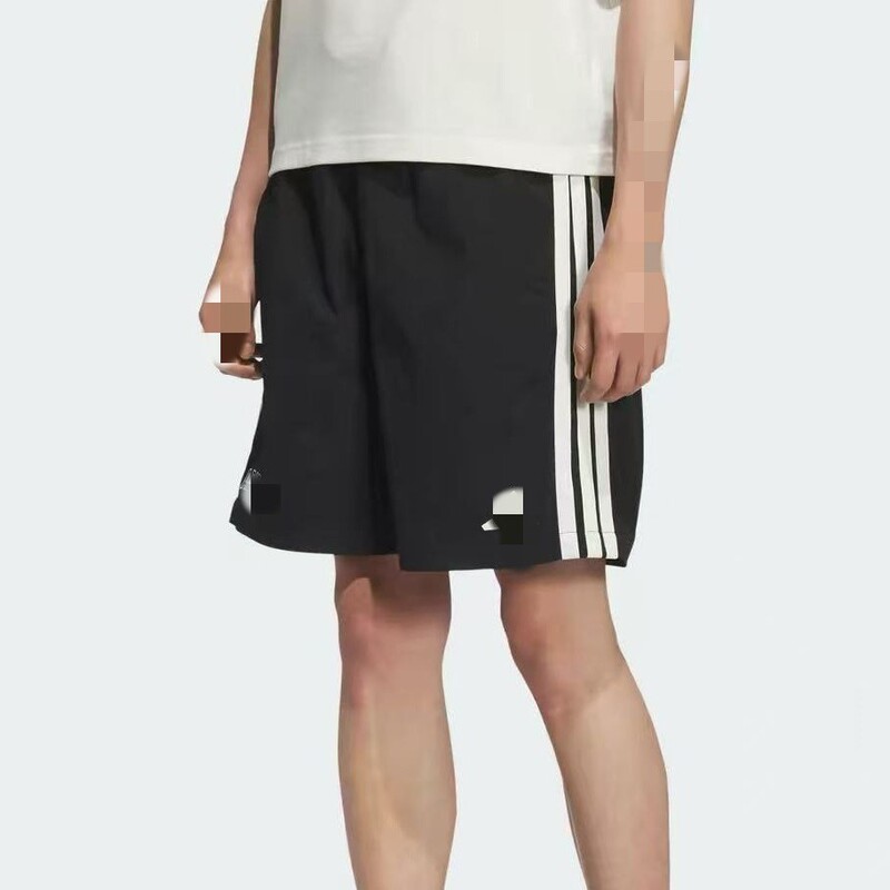 Branded Sports Shorts for Men and Women, Summer Running and Fitness Breathable Classic Three-Stripe Casual Pants, Trendy for Summer