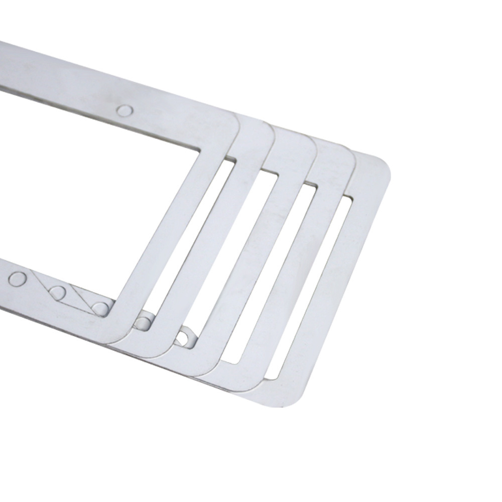 (2개) 번호판 프레임 공장 직접 알루미늄 자동차 미국 번호판 수정 랙 열 전달 성격 DIY 소재