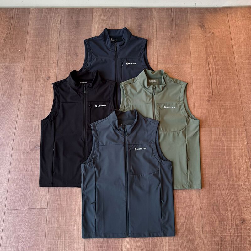 Cross-border same model MONTANE stand-up collar functional vest, lightweight and breathable softshell vest for hiking and camping, available for dropshipping Cross-border same model MONTANE stand-up collar functional vest, lightweight and breathable softshell vest for hiking and camping, available for dropshipping