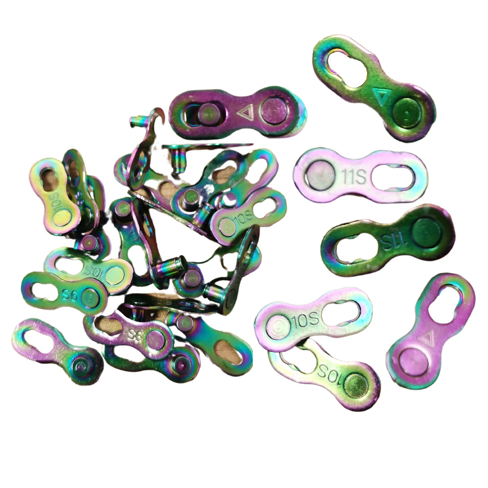 6,7,8,9, 10 , 11 speed Rainbow Colorful colour QD fast Bicycle Chain Buckle Joint