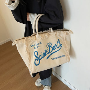 (Cross-border trading), beach capacious shopping bag, one-shoulder bag