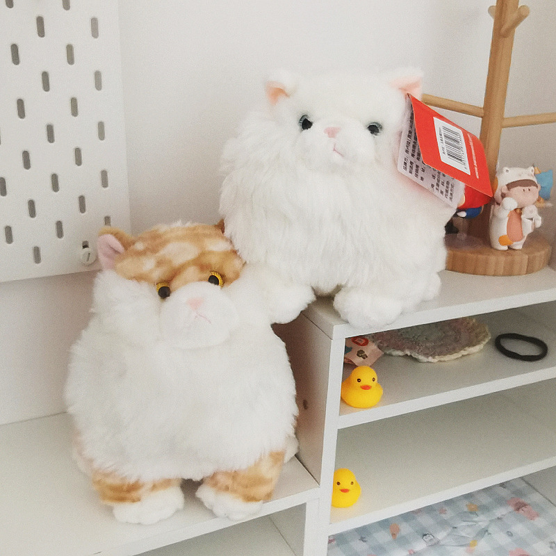 Mulula gato muñeca de peluche de juguete de simulación gato niños Ragdoll muñeca almohada para dormir regalo al por mayor