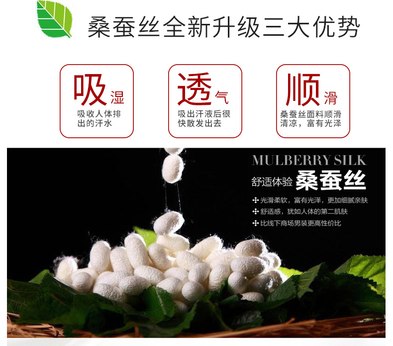 Áo sơ mi lụa tơ tằm nam cao cấp dài tay, kiểu doanh nhân, không cần là, mỏng nhẹ — Màu xanh 8866 chi tiết 3