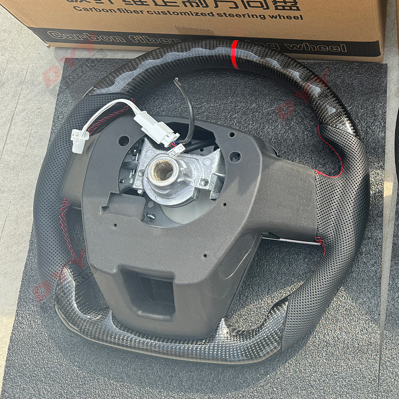 Suitable for Nx/Rx/Lx570/Gx460 Upgrade Lc Modified Gr Carbon Fiber Steering Wheel Real Carbon Steering Wheel Old to New