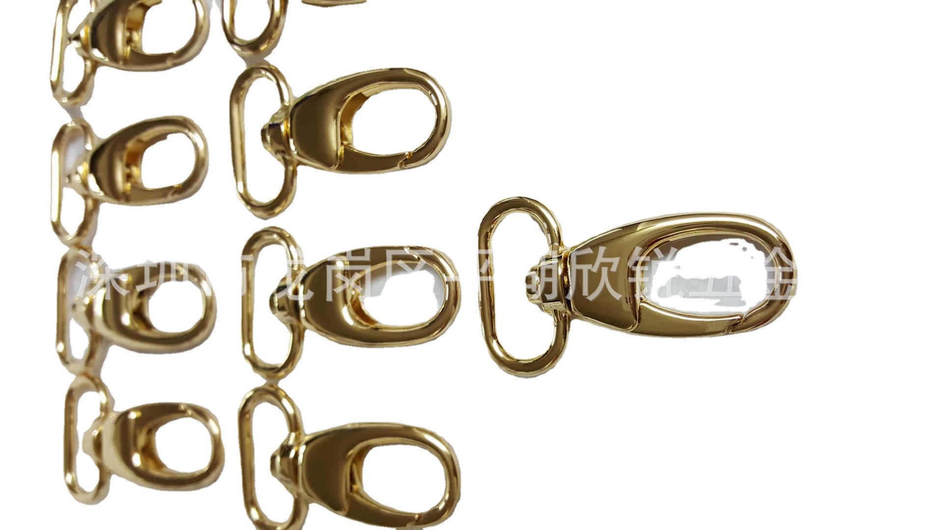 箱包五金配件锌合金狗扣  男包勾扣  厚狗扣 1寸顶扣狗扣 箱包扣