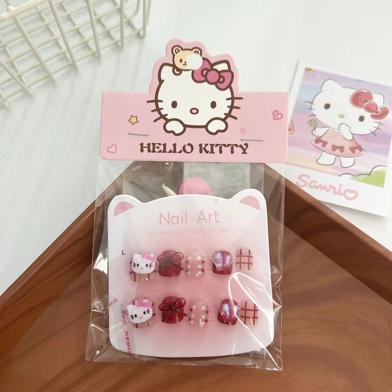 Niños dibujos animados estereoscópicos pegatinas de uñas niñas parches de uñas bebés desmontables impermeables uñas al por mayor