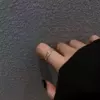 Ring with stone with zircon