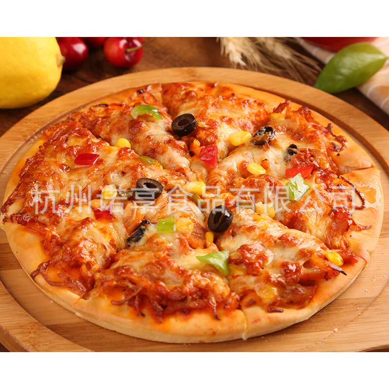 9inch Ready-Made Pizza, Frozen Pizza, Handmade Pizza Crust, Baked Semi-Finished Product, Durian Orleans Supreme Black Pepper