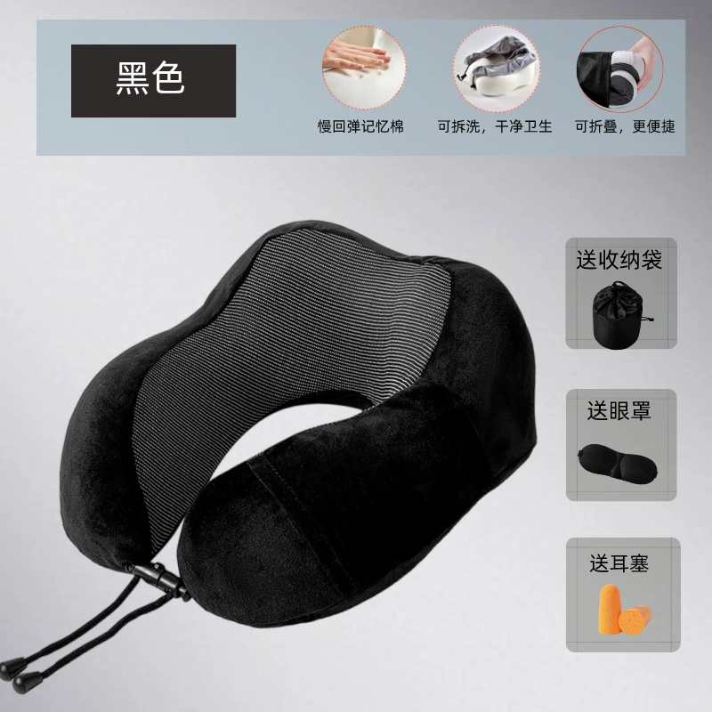 Handheld neck pillow for sleep for traveling, with neck protection