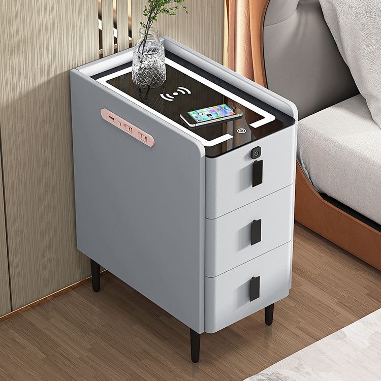 라이트 그레이 + 완전 지능형 + 지문 잠금 장치