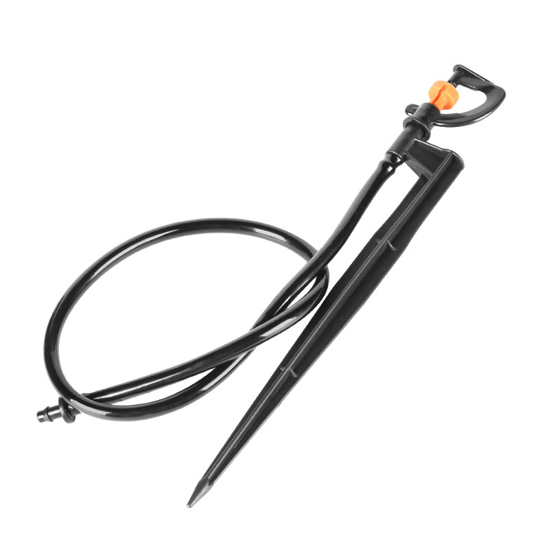 30 cm varilla de inserción con 50 cm tubo capilar conjunto de inserción de suelo rueda giratoria tipo G atomización micro pulverizador para riego por pulverización de raíces de árboles frutales