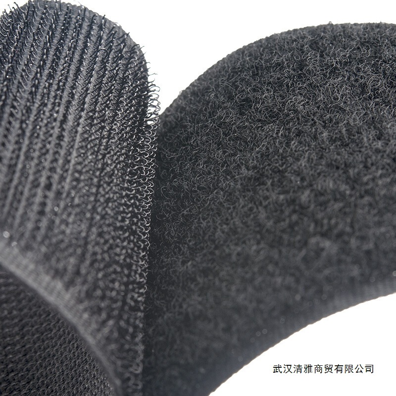 Extra Wide Velcro, Extra Wide Nylon Male and Female Adhesive Buckle, No Adhesive Backing, Black and White Burr Inter-Adhesive Strips 6- 10cm Wide