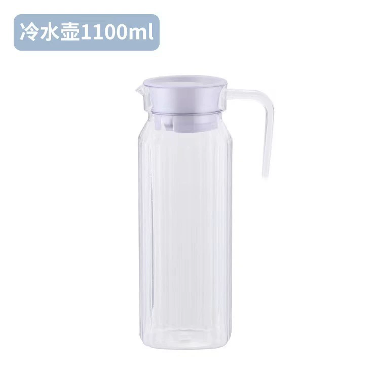 Аcrylic capacious plastic transparent teapot, PC-plastic