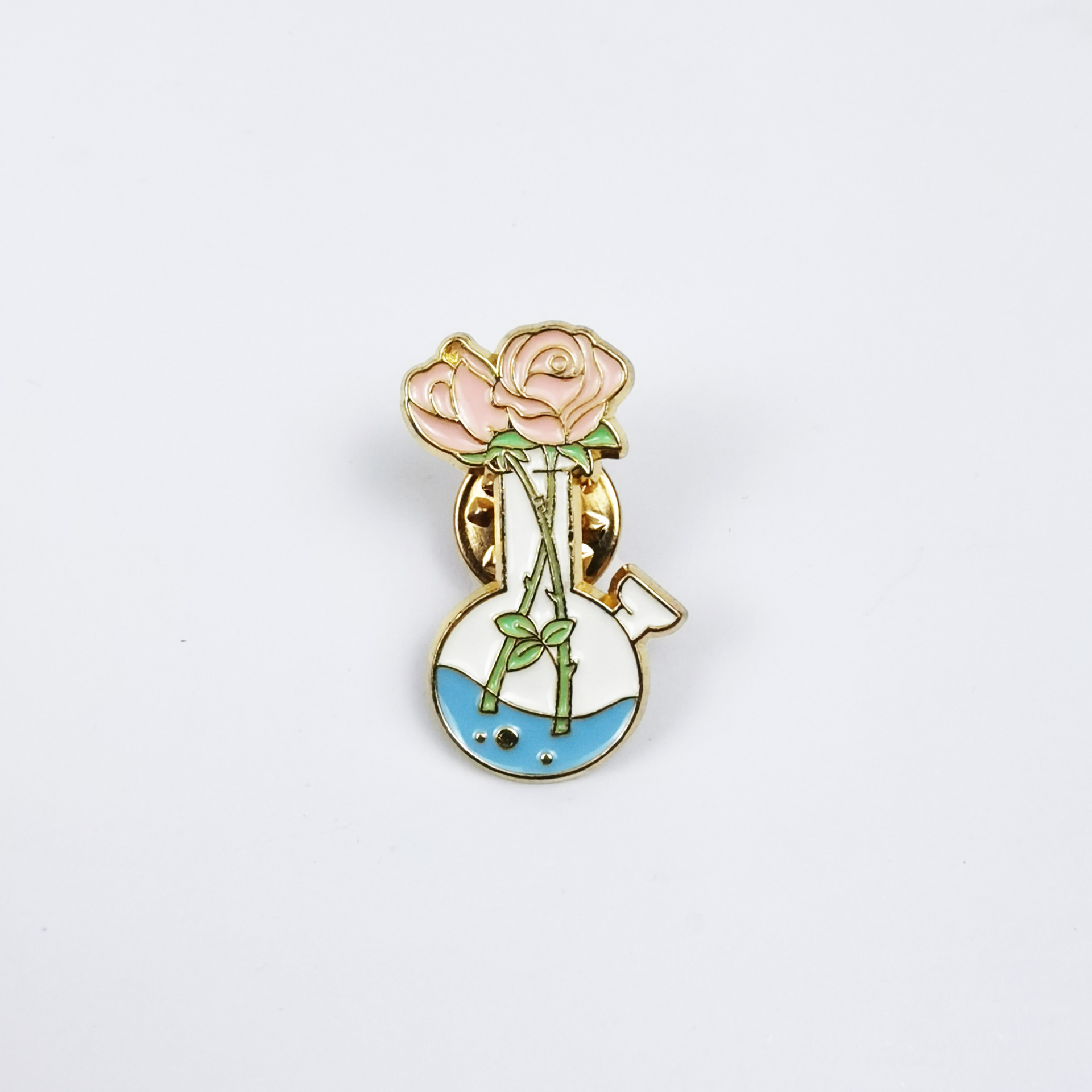 Broche creativo de la serie Beaker, broche de aleación versátil y personalizado con diseño de caricatura, florero, decoración para mochila y accesorio de hebilla para mochila