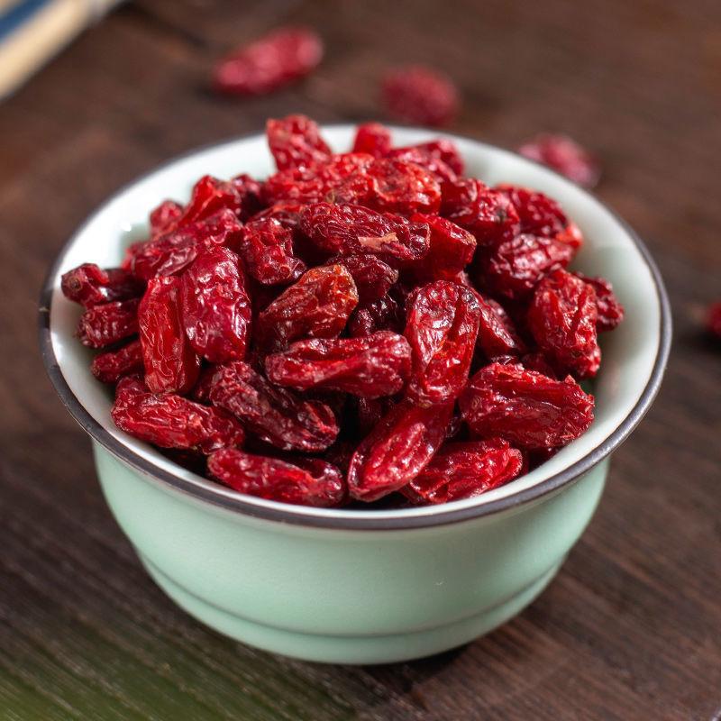 Cornus Fruit Shan Zhu Yu 山茱萸 Dried Asiatic Dogwood Fruit for Tea and Decoction 500g overview