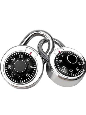 高密碼鎖 轉盤密碼鎖 健身房鎖轉盤鎖門鎖保險箱鎖拉鏈鎖挂鎖